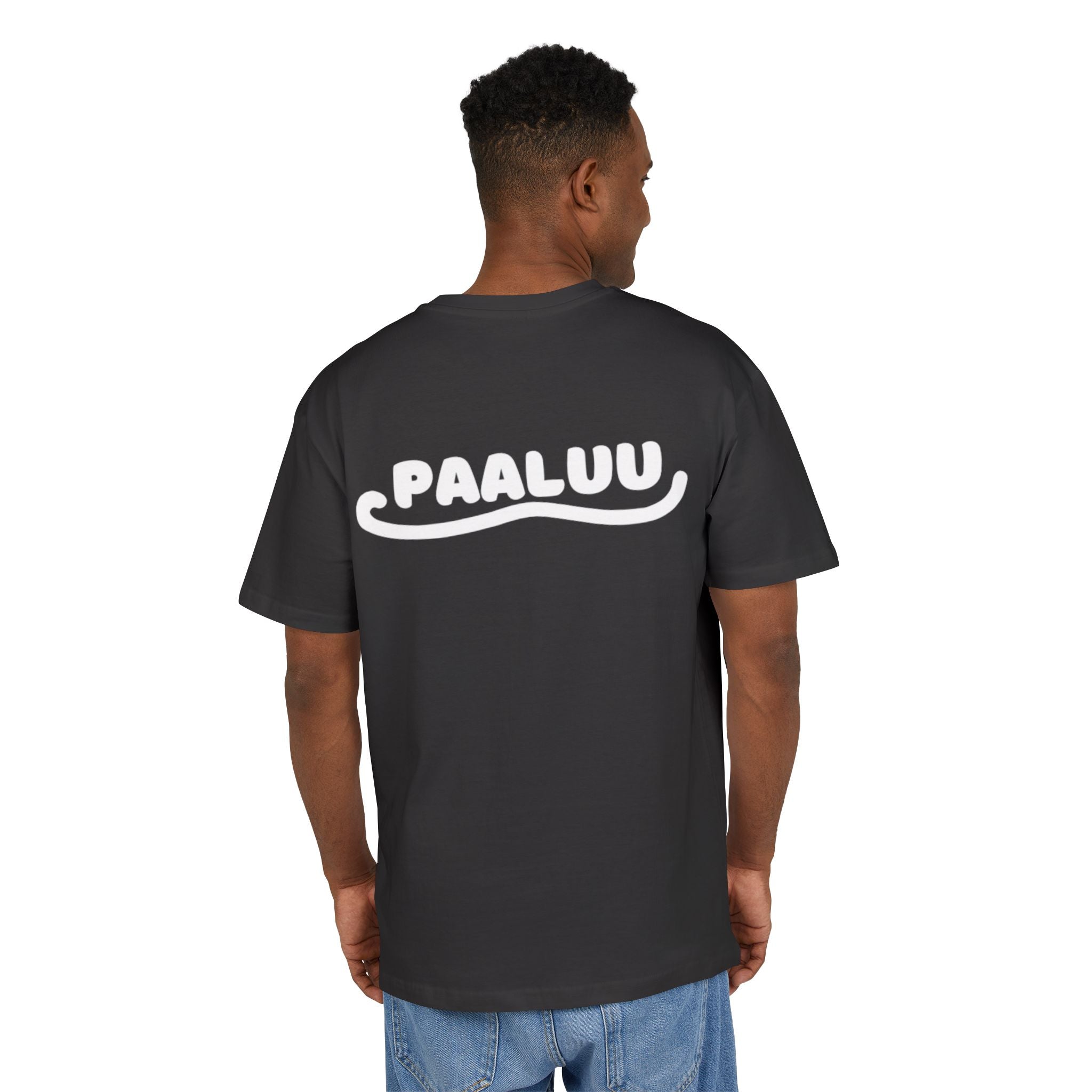 PAALUU Oversize t-paita musta